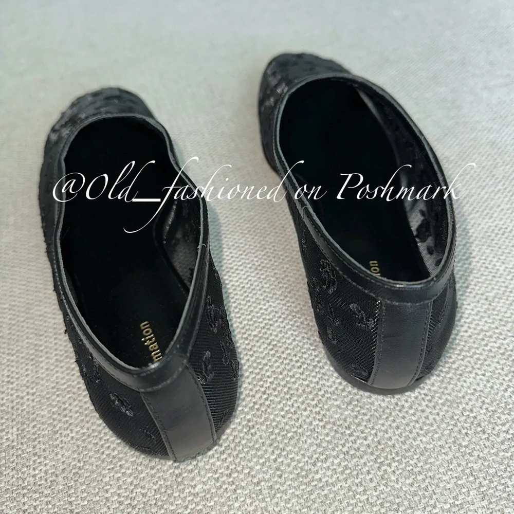 REFORMATION Britt Mesh Ballet Flats